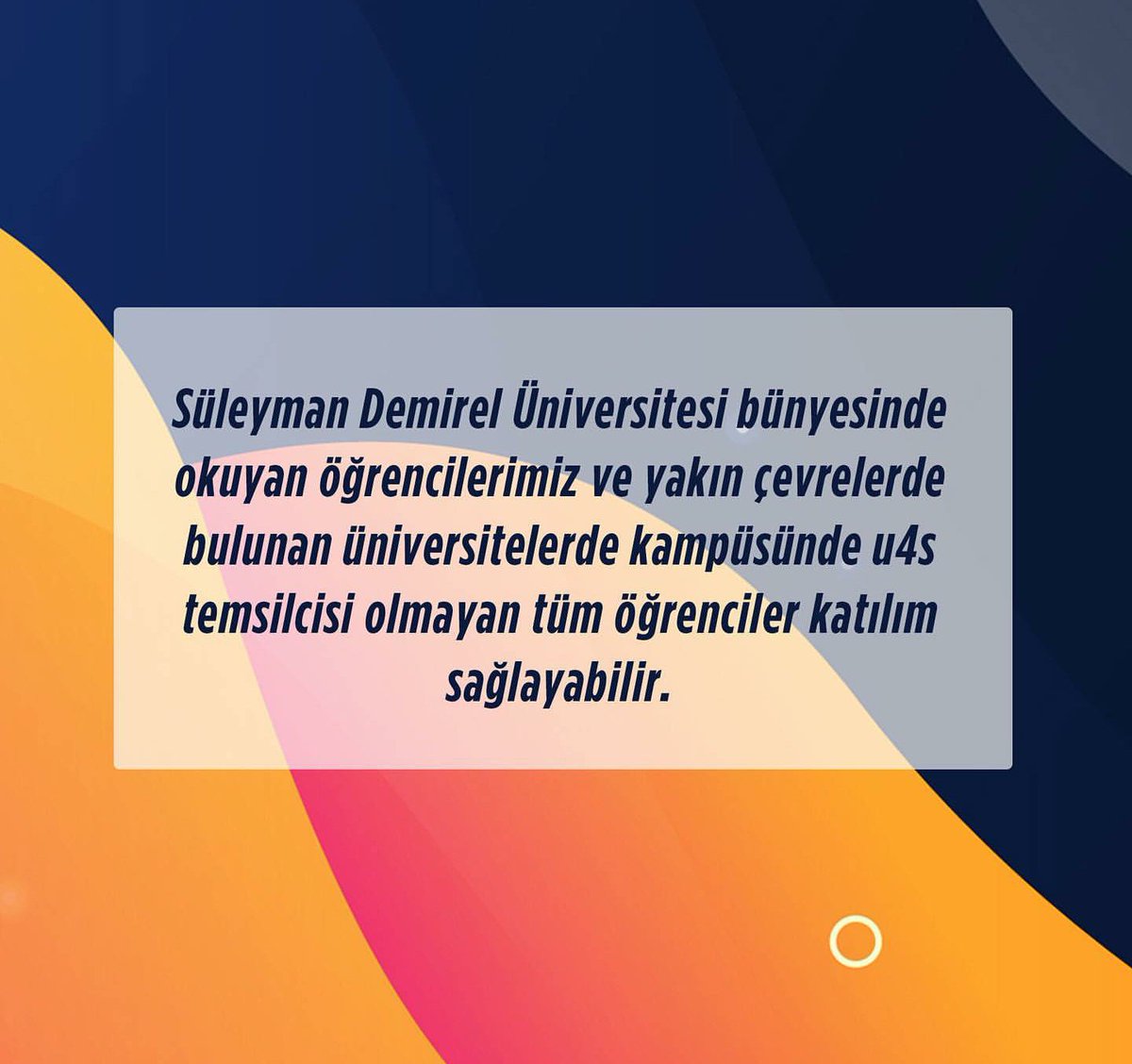 Kimler  Katılabilir  ?
#ilhamverenüniversite 
@uni4society @ilkercarikci 
@serdalterzi @gbteknokent