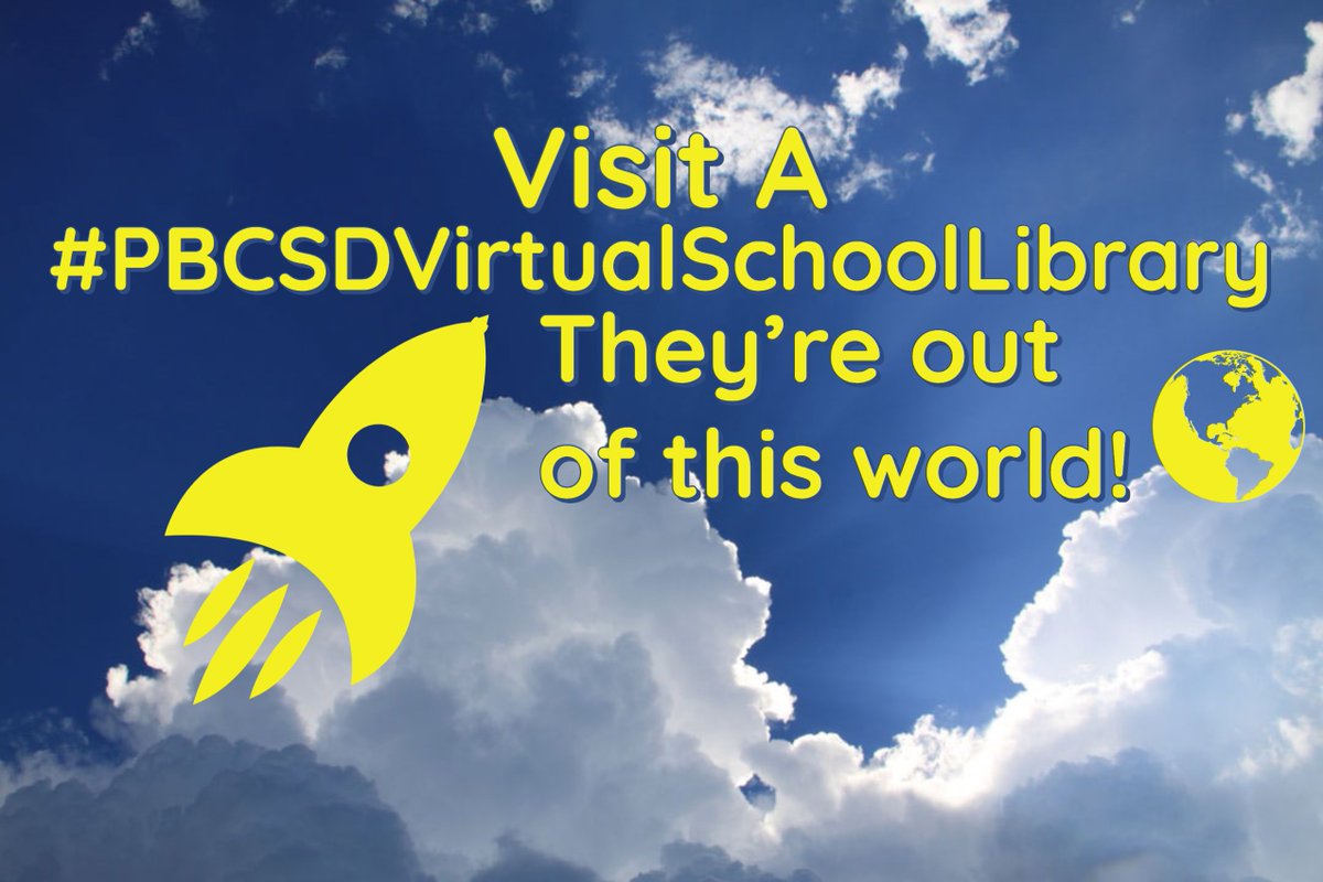 lisaseymour1's tweet photo. 16 more #PBCSDVirtualLibrary launched last week! Visit our @pbcsd #VirtualLibraries @ https://t.co/Oov6VRRqKE. Be sure to tune in on 5/1 @ 8AM for an #PBCSDEdTech livestream featuring 4 rock star media specialists! ##GoingTheDistancePBCSD @561Sdpbc @DianaFedderman https://t.co/6E4f0Una2B