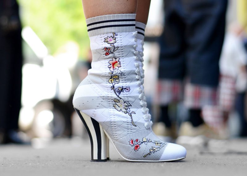 « Marie-Antoinette » boots par Fendi elles ont été appréciées par beaucoup de blogueuses mais aussi de la mode pour son talon, différent