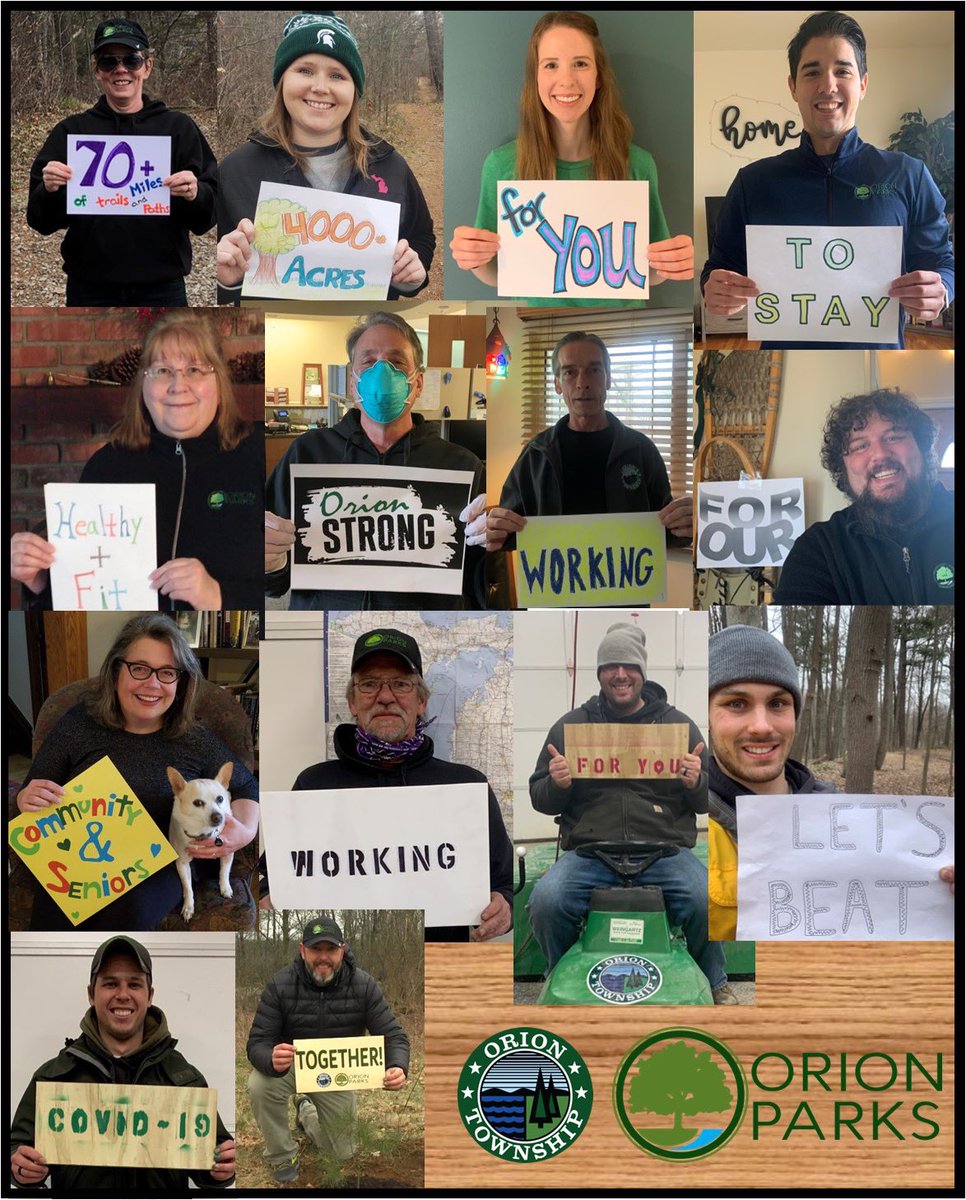 barnettchris's tweet photo. @oriontownship Team still working for you! #orionstrong #kindnessisMOREcontagious #ParksAndRec #superteam @SEMCOG @MMLeague @MItownships @usmayors @OrionChamber https://t.co/r9oQVGMc4Z