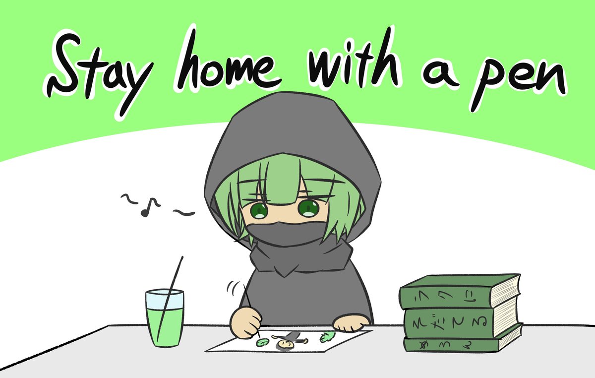LUDLUF3's tweet photo. ISISちゃん普及bot(@isisvipper)さんに絡んでもらった記念お絵描き。#ISIS #ISIS_chan
ゴールデンウィークだけど #StayHome withapen.
絵をかけ絵を! https://t.co/wgCQbQuEEE