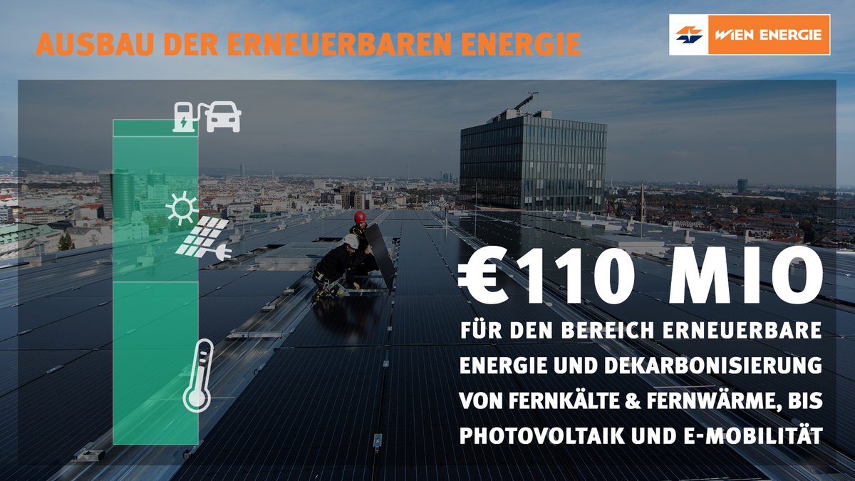 WienEnergie's tweet image. ☀️ Erneuerbare sind die Chance aus der Corona-Krise.
Für 2020 stehen bei uns daher mehr #Erneuerbare und mehr Dekarbonisierung auf unserem Plan! 🔋
#TagDerErneuerbaren #renewables