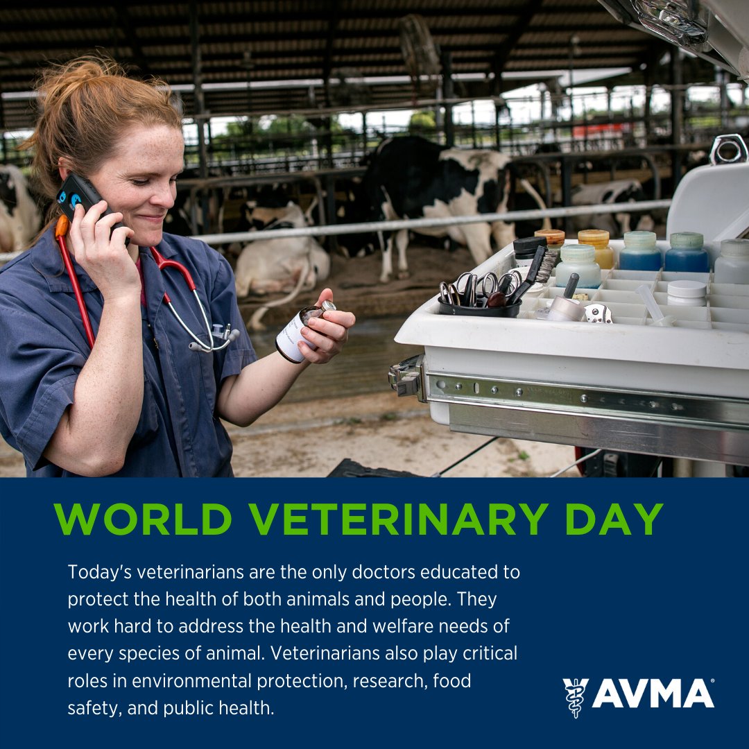 AVMA (American Veterinary Medical Association) on Twitter "Today is World Veterinary Day