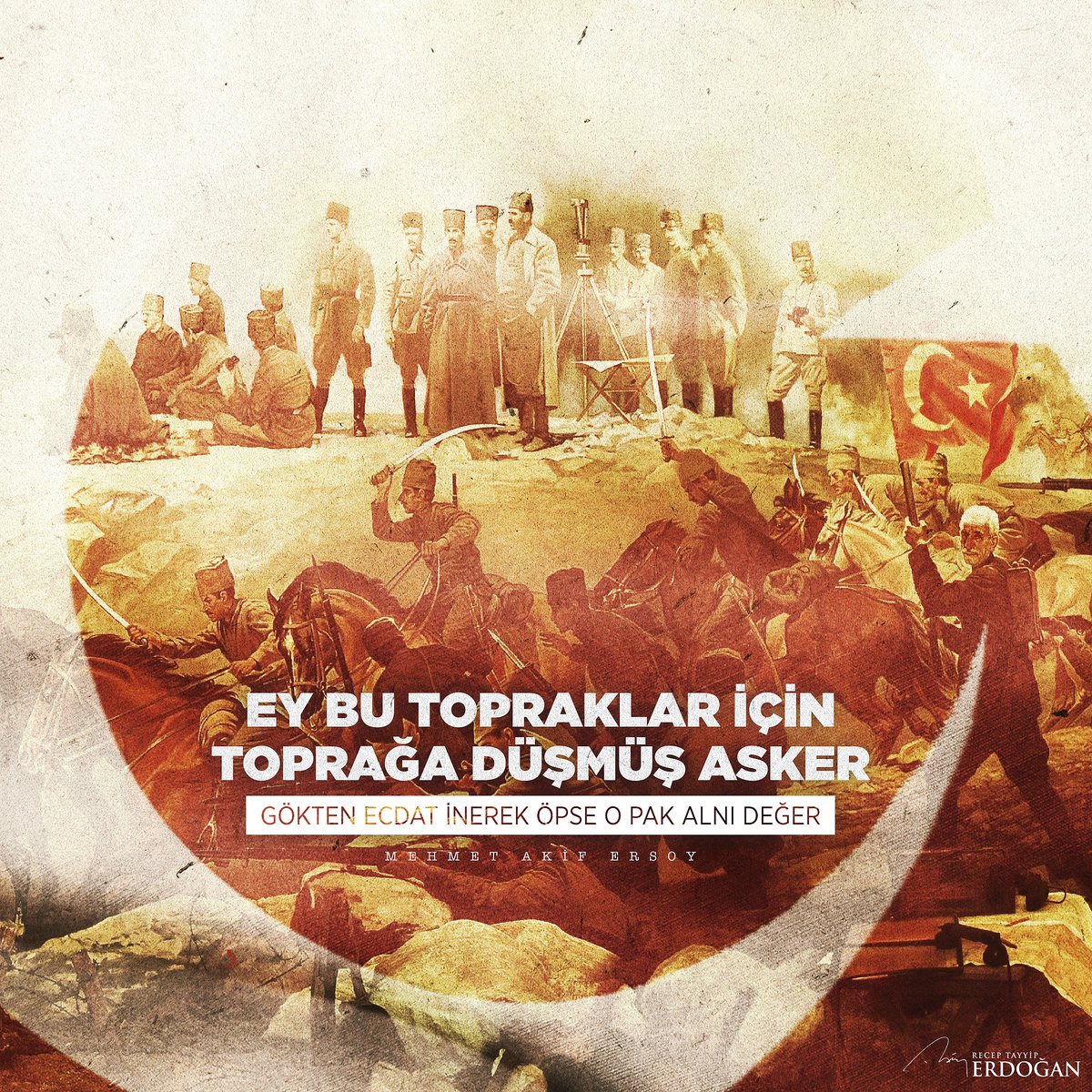 Çanakkale Kara Savaşları’nın 105. yıl dönümünde, vatanımızı ve bayrağımızı savunan askerlerimizin kahramanlığını ve Milletimizin fedakârlığını minnetle anıyor, aziz şehitlerimizi ve ebediyete intikal eden gazilerimizi rahmetle yâd ediyorum.

tccb.gov.tr/basin-aciklama…