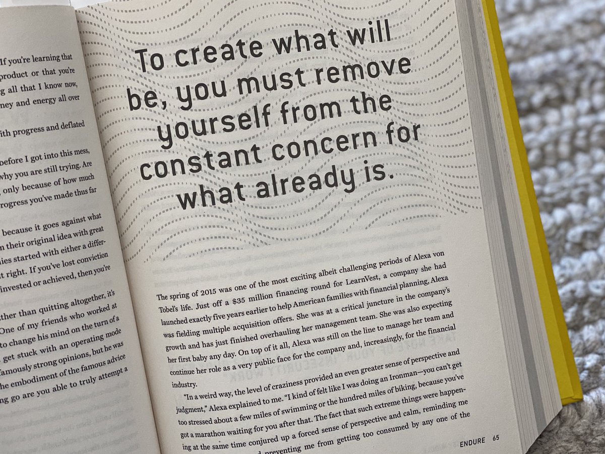 Finally, take note of the “insecurity work” you’re doing (stuff w/ no intended outcome that just assuages anxiety, like checking graphs/data again + again);try to compartmentalize it. harvest the lessons (many right now). keep the stare ahead. stay safe + strong my friends.