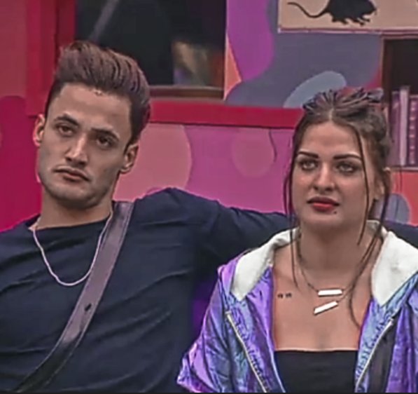 I love this look of themIt was about the task dayThe way with each day i was falling more in love with them !!The way they didnt care about anyone but each otherThe way himanshi was supporting asim in the task and he looked so mirw happy around her