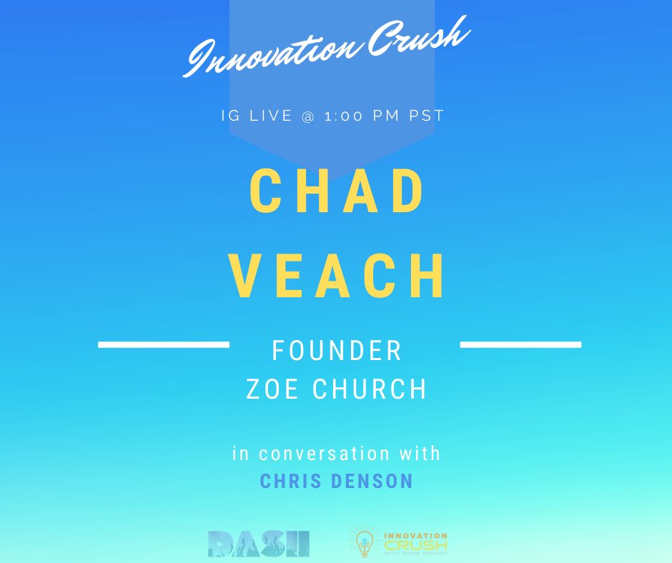 Densonology's tweet photo. Double feature today #live on IG w/ #deroitβs own @Eric_S_Thomas and the boy with that Good Book look, @chadcveach. 12 and 1pm PST! https://t.co/TBW8WO1O1m