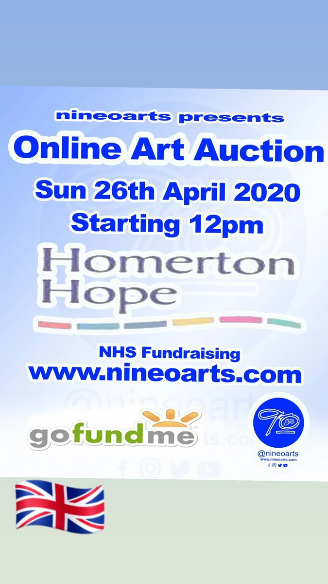 Tomorrow at 12pm visit Nineoarts.com