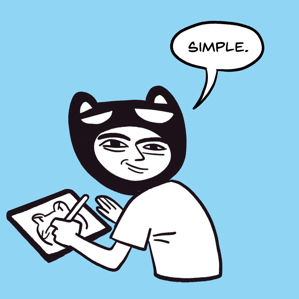 somehowart's tweet photo. Frogboy Comic 30 Day Challenge: 【Day 5】
Frogboy Drawing Tutorial🐸🐻 #frogboycomic #comic #comicstrip #30daychallenge #sketchaday #scadseqa #frogboy #joke #somebear #30dayartchallenge #cute #30dayartquarantine #ratkins #frogboy30day #oc https://t.co/eqli47FqVg