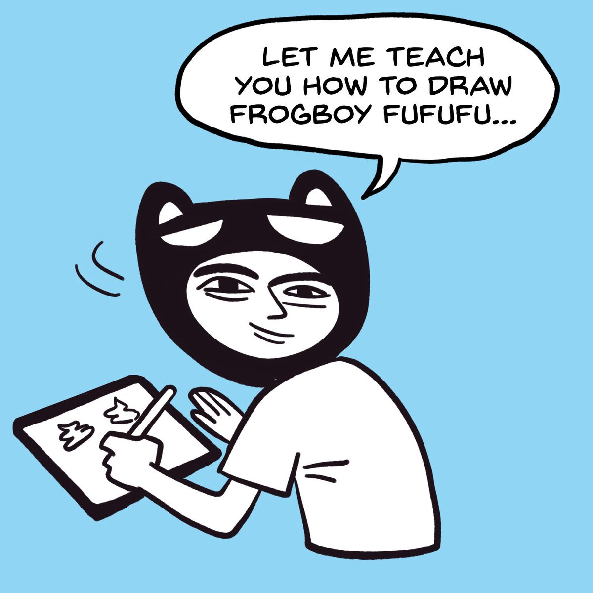 somehowart's tweet photo. Frogboy Comic 30 Day Challenge: 【Day 5】
Frogboy Drawing Tutorial🐸🐻 #frogboycomic #comic #comicstrip #30daychallenge #sketchaday #scadseqa #frogboy #joke #somebear #30dayartchallenge #cute #30dayartquarantine #ratkins #frogboy30day #oc https://t.co/eqli47FqVg