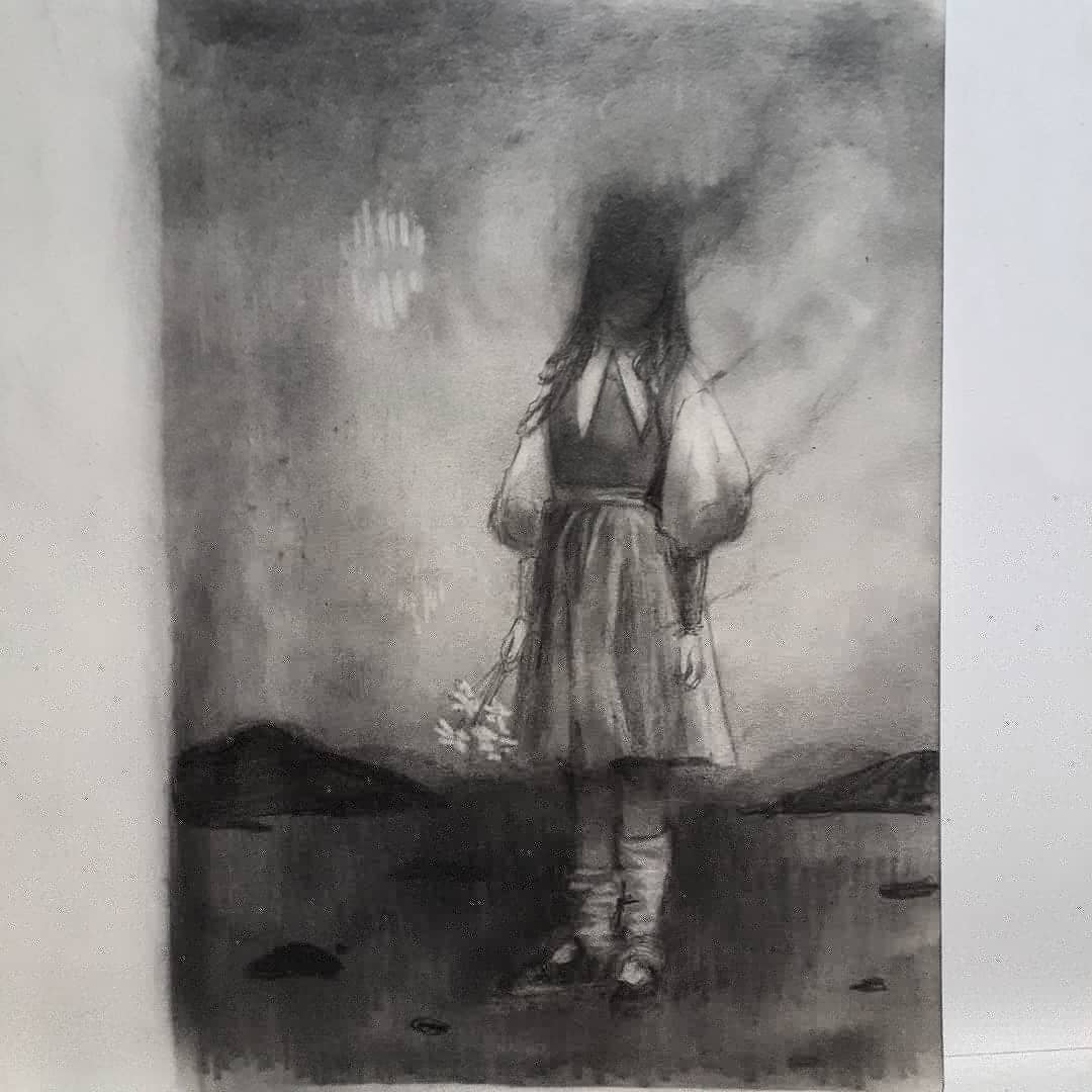 tatitheoverlord's tweet image. #processpic of this painting I did ! #StartToFinish