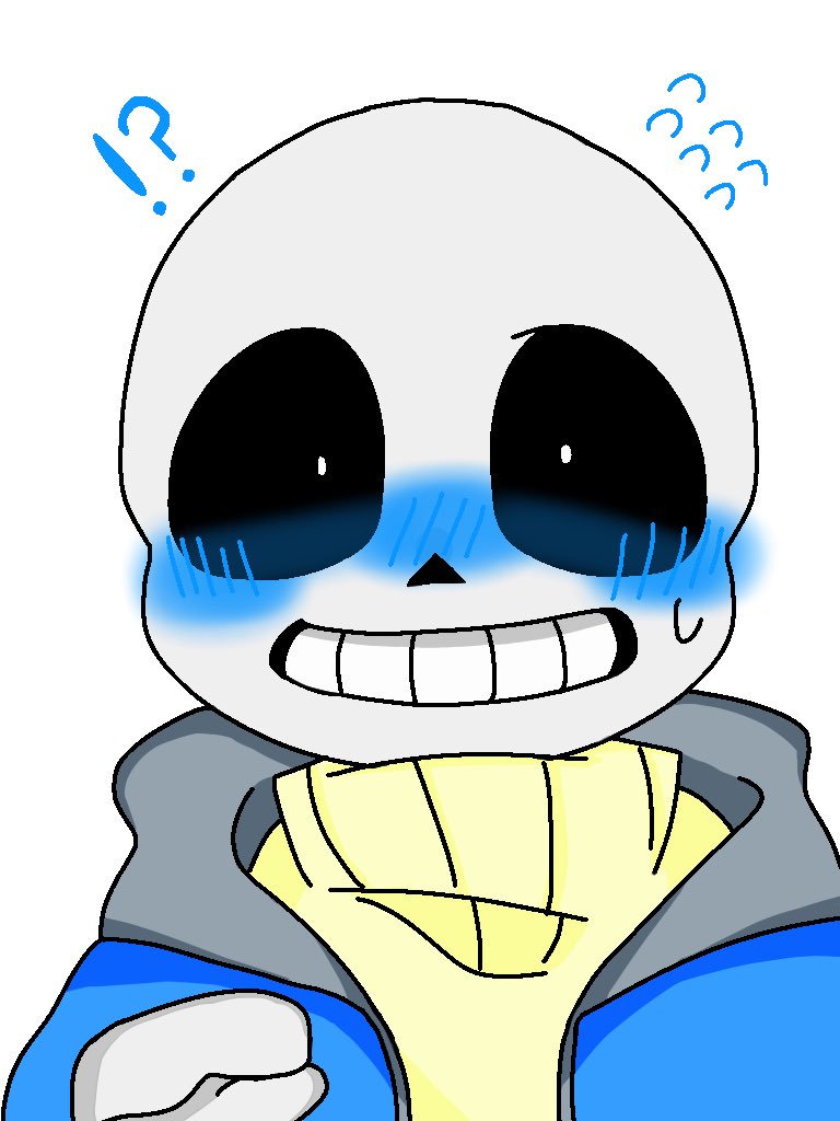 さっちゃん 赤面 サンズ サンズ君は右側です ˊ ˋ 眠れないので落書き Undertale T Co Pibobvroof Twitter