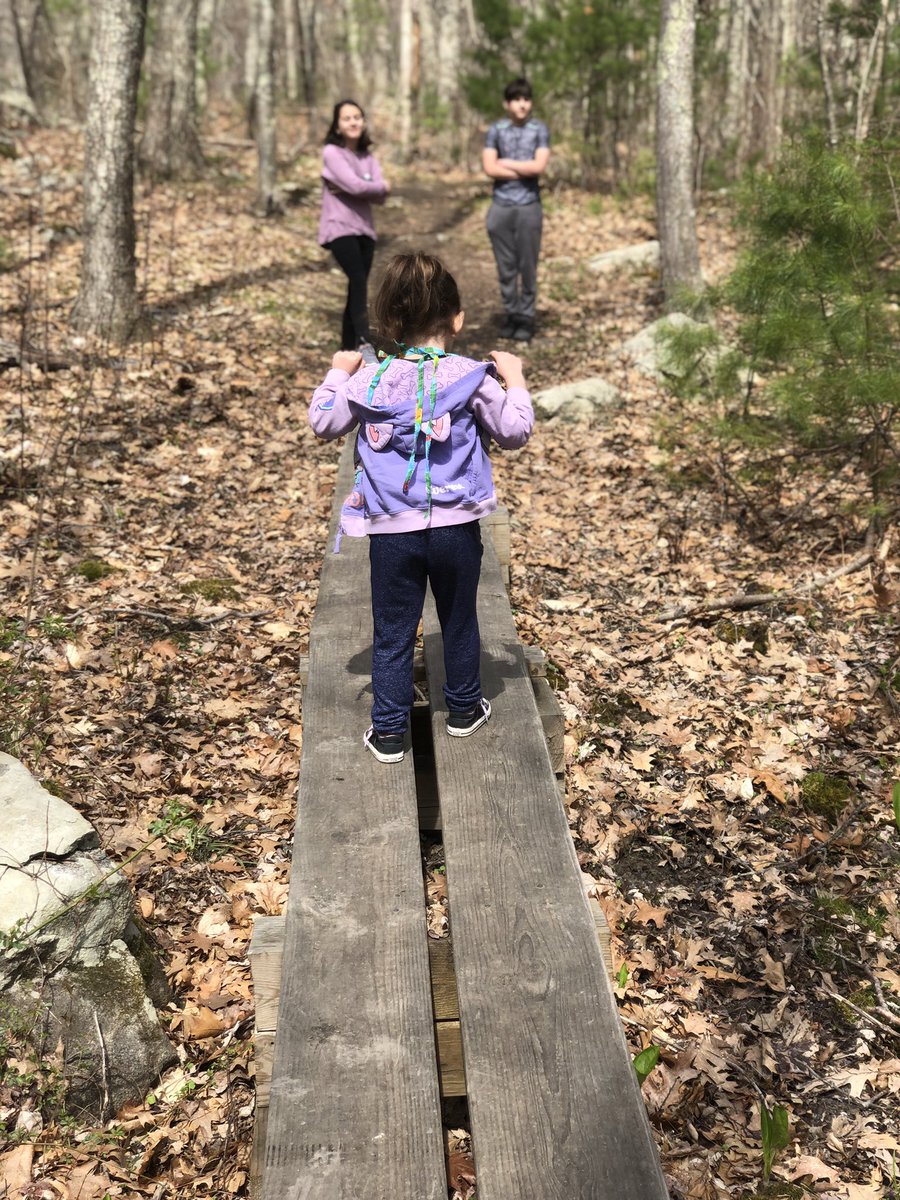 nancy_p_1015's tweet photo. We just had to get out today. Went on a hike w our masks but to my surprise we were only ones out.
The girls loved it. Lucien was more iffy since he was gaming to 2 am ๐
If you look close youโll see a few glimpses of the elusive teenager
#hike #finallyniceout #momlife https://t.co/WCTpjqXcO2