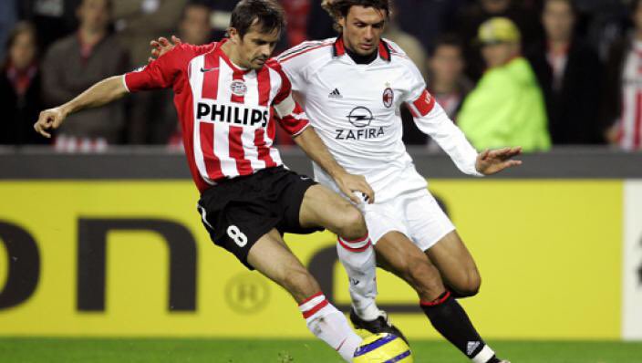 Defensive midfielder: Phillip CocuA three-time Champions League semi-finalist, twice with Barcelona and once with PSV Eindhoven, Cocu was also a semi-finalist at three international tournaments - at the 1998 World Cup and the 2000 and 2004 Euros.Photo: Unknown