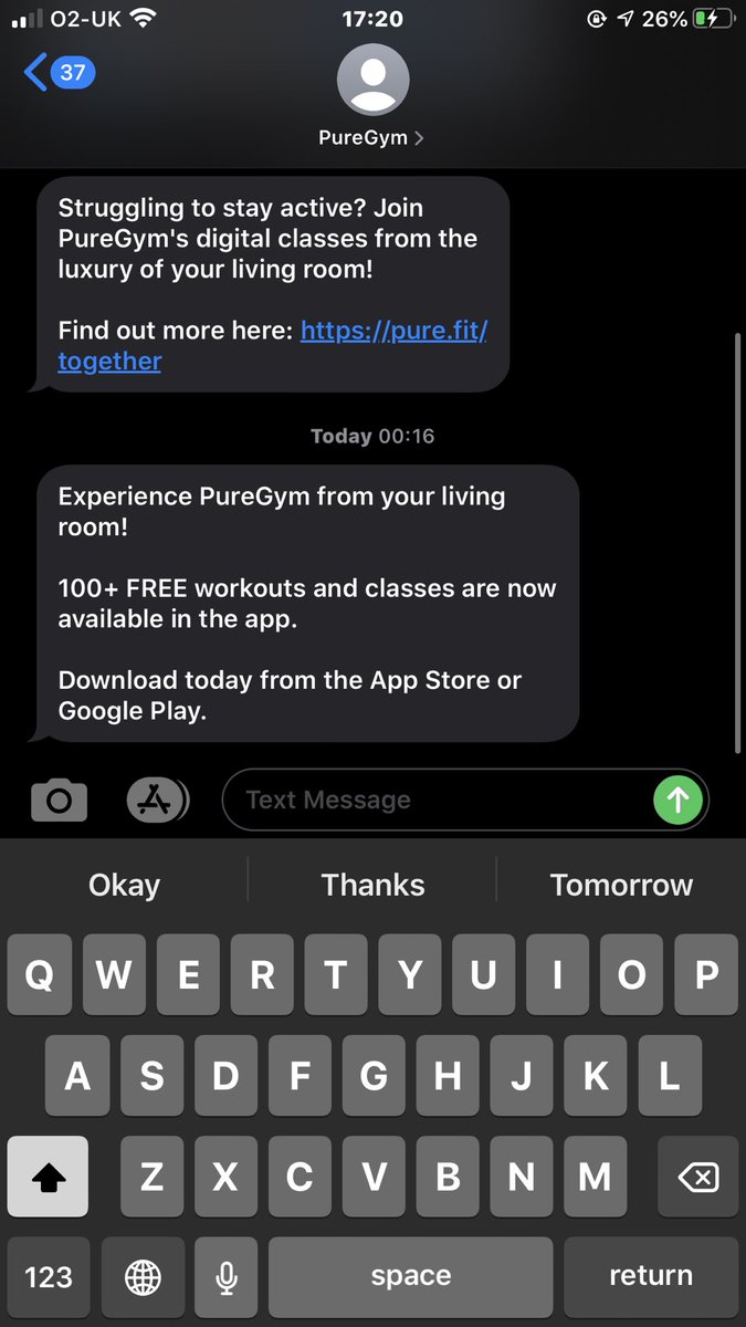 JessDunster's tweet image. Thanks for waking me up last night @Puregym quarter last 12 at night about working out in my bloody living room 🙄🙄.