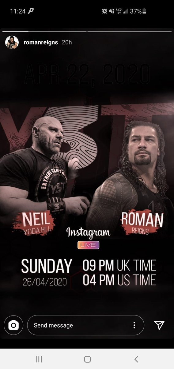 So can't wait <a href="/WWERomanReigns/">Roman Reigns</a> 
Looking forward to seeing you