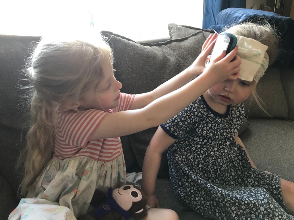 GEPSClass1's tweet photo. Such important life skills being practised here by a child in Class 1!! Amazing work including how to check if someone is breathing and responsive, how to call 999 and what to say, bandaging skills and putting plasters on cuts!! Fantastic!! 🥰👏🚑👩‍⚕️ https://t.co/1a9gYMeRZJ