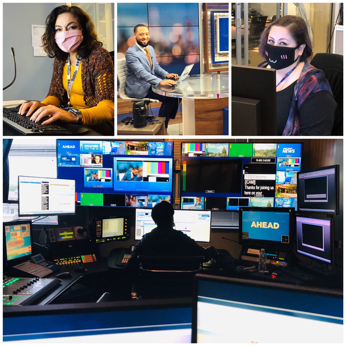 SandraGonzalez2's tweet photo. Holding down the fort this weekend as we work to keep you informed during the #pandemic. We’re here for you #Texas! @SpecNewsATX @SpecNewsSA @newsmonkeygirl @JHicksReports @Widgets81 #pressential #journalismmatters #atx #satx https://t.co/Str29wg4Gw