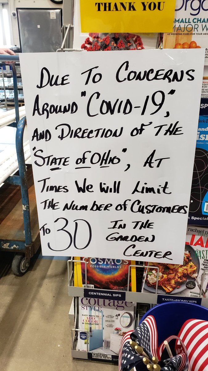 Faganator's tweet photo. Feel like my local Lowes is actively "making fun" of this curernt "situation"...  They air quoted the fk out of it... 👍😉 https://t.co/aCqi61ko6Z