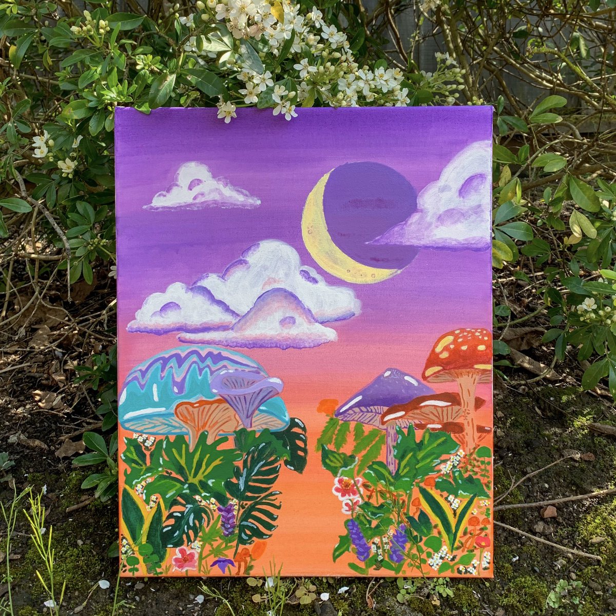 I’ll start! I’m Sunny and I like to paint and draw  I sell prints of my artwork at  http://illustrasuns.com  