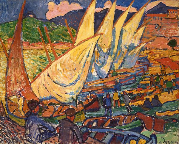 André Derain, Fishing Boats, Collioure, 1905