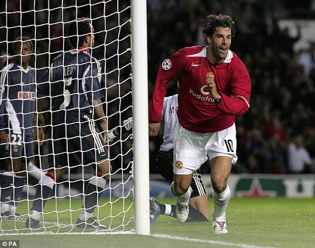 Striker: Ruud Van NistelrooyThe Dutchman was the ultimate goal-poacher. The sixth highest scorer in Champions League history unfortunately couldn’t take Manchester United or Real Madrid to the final.Photo: PA