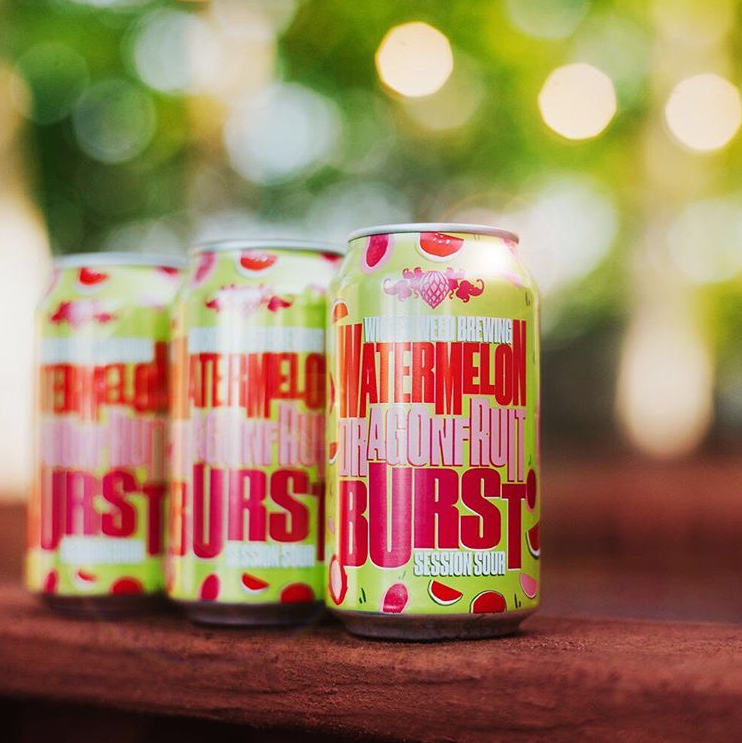chs_cheers's tweet image. Who else is learning to appreciate the little things during this time at home? We're soaking in simple moments, like lounging on the porch with a session sour in hand. 🍉 #WatermelonDragonfruitBurst #SessionSour #WickedWeedBrewing