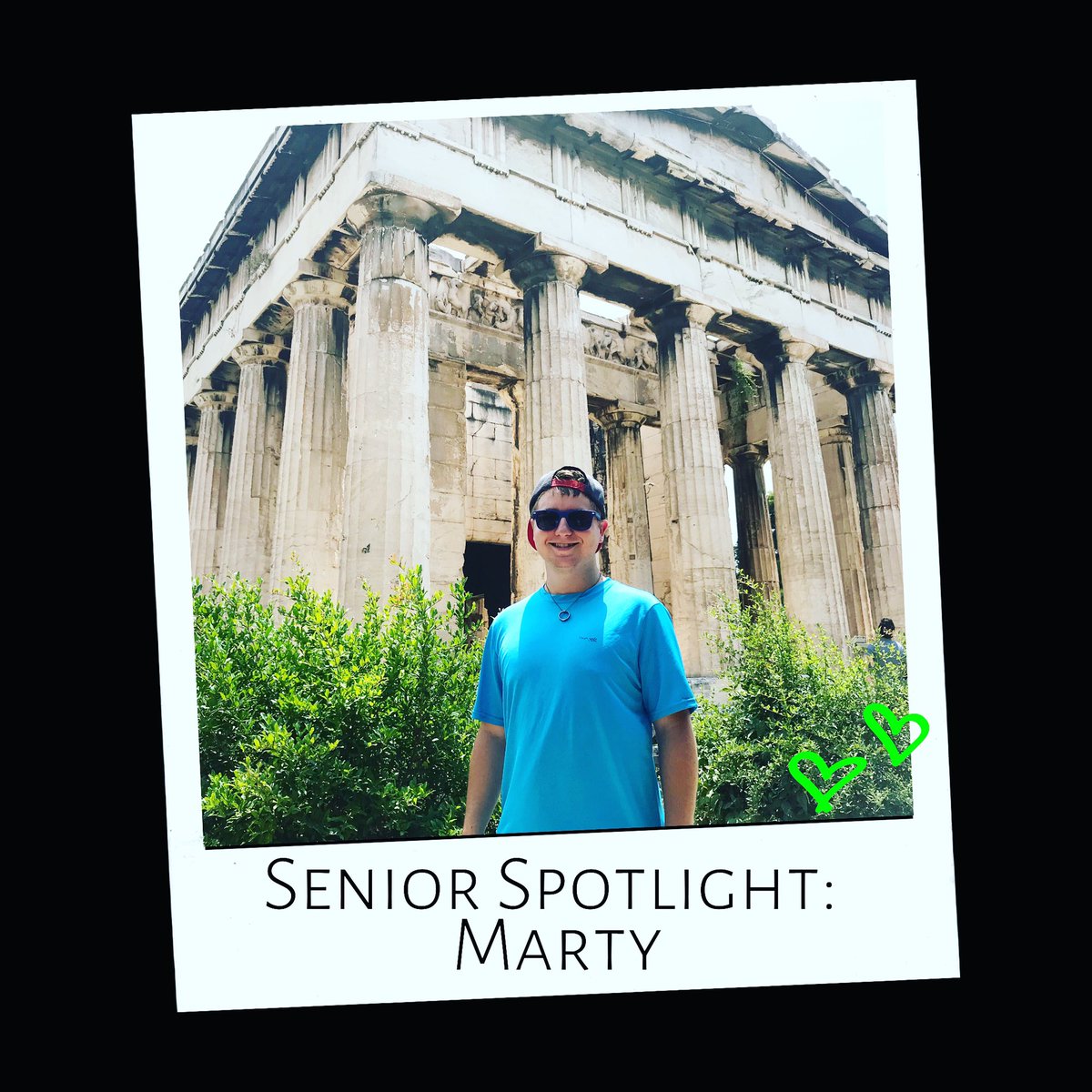 1964Society's tweet photo. Senior Spotlight! Marty Barnard🎓💚🤍 Major: Film & Music double major, graduating with honors!
Let’s congratulate Marty on his graduation!
#VikeForLife #CLEstate #CSU #1964Society #PSA #PresidentialStudentAmbassador #Graduate #Classof2020 #Vikings #GoVikes #CSUAA https://t.co/FaqjuVHr7V