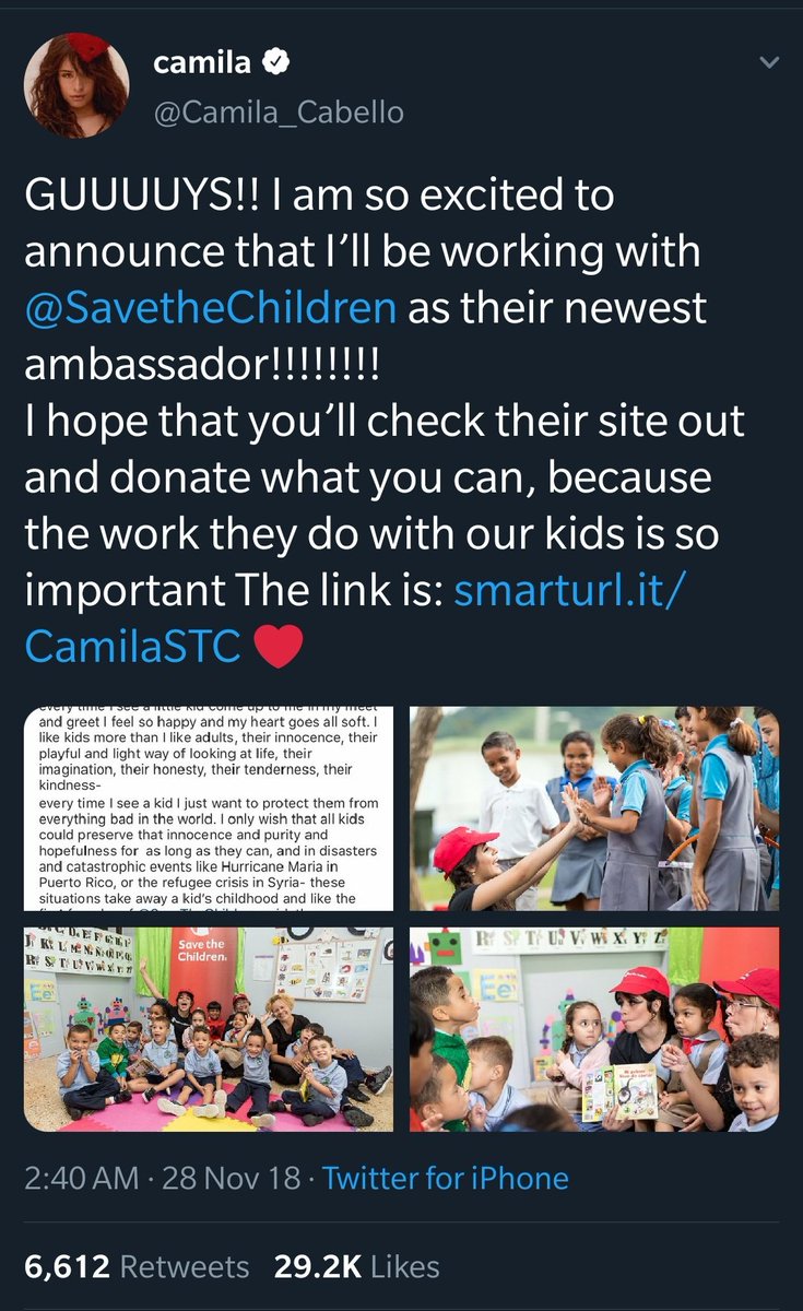 Camila Cabello is one of the ambassadors of Save The Children and constantly brings light to basic human rights of children across the world. She actively participates and donates towards their initiatives. Recently, she did a story telling session in Spanish for the children.