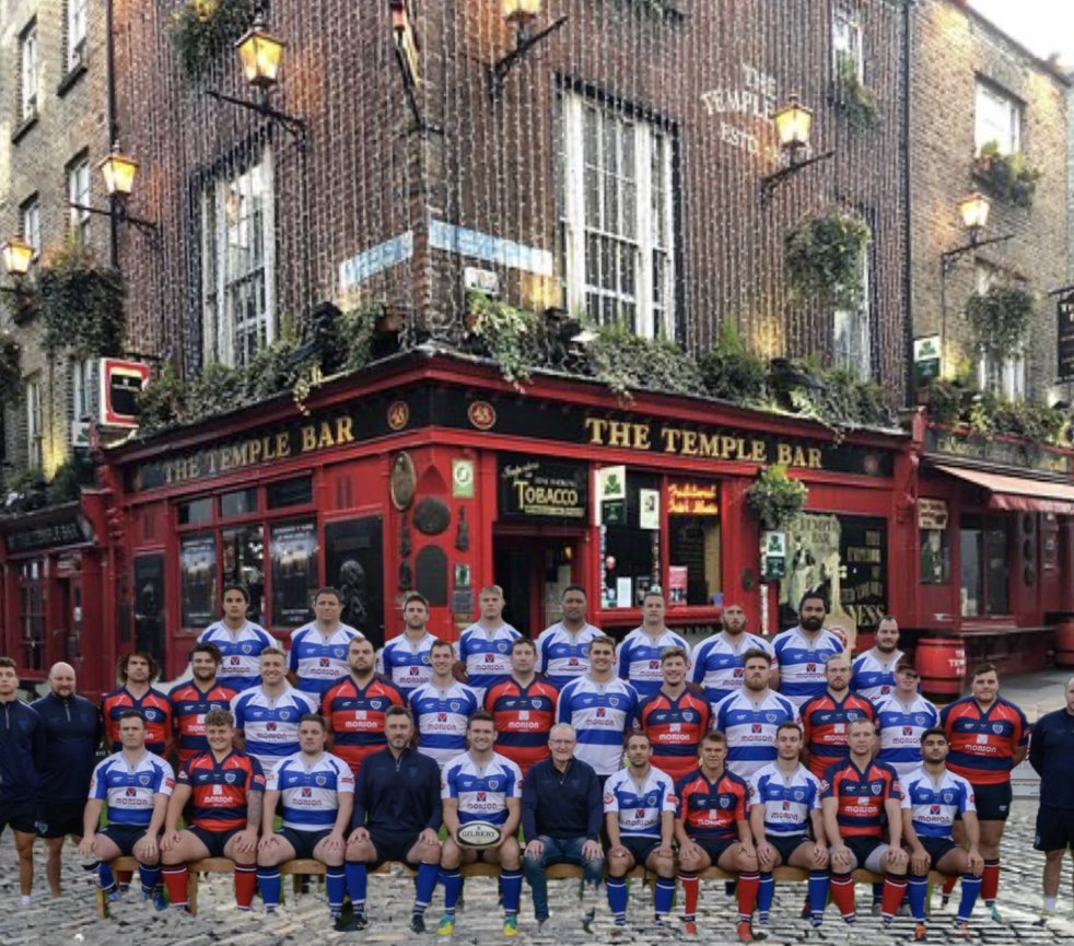 After a fantastic final day away win at <a href="/cinderfordrfc/">Cinderford RFC 🌲🏉</a> the squad and staff have arrived in Dublin for a great end of season trip, fancy dress tonight full kit on, a well earned drink for the boys nat1 #onesalefc #endofseasontrip