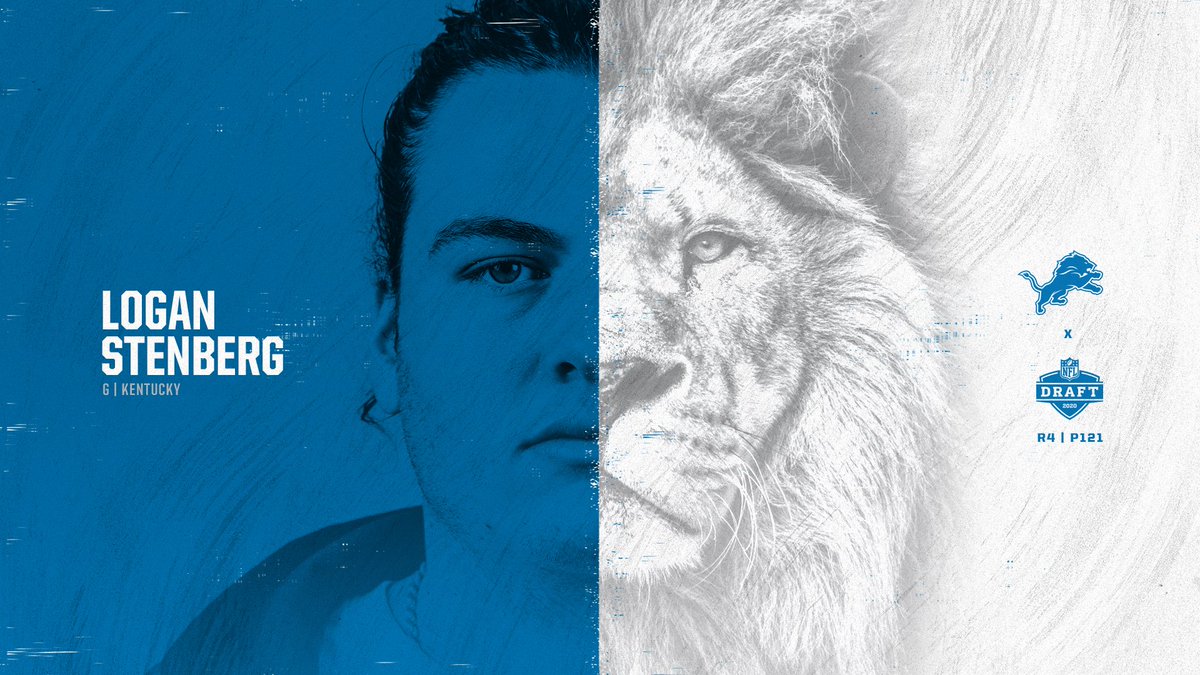 Lions's tweet photo. Welcome to the D, Logan Stenberg! 

#NFLDraft | #OnePride https://t.co/S5YL6rLjns