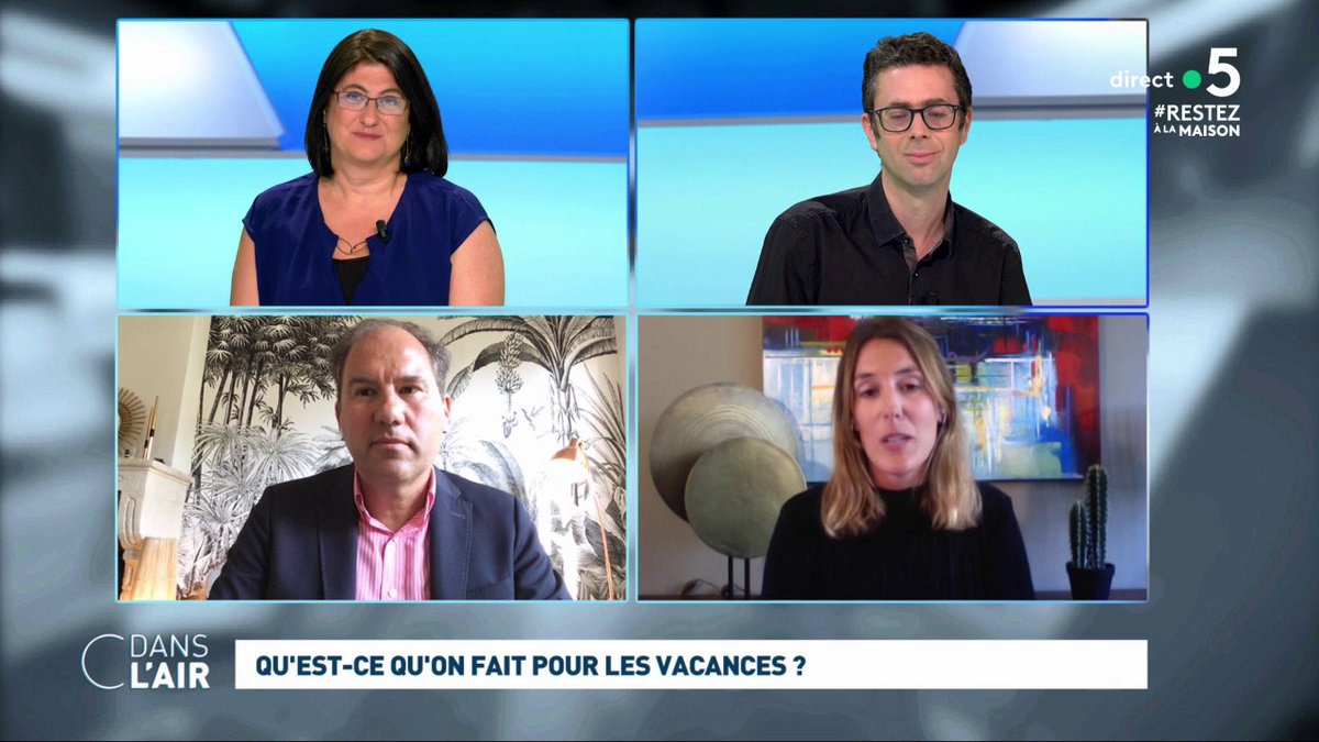 Cdanslair's tweet photo. ▶ Qu'est-ce qu'on fait pour les #vacances ?

Cette émission est disponible en podcast audio sur 4 plateformes et en replay sur @France5tv.

Bonne soirée à tous et à lundi !
#COVIDー19 #coronavirus #tourisme #été2020 https://t.co/PEmmGLH5FL