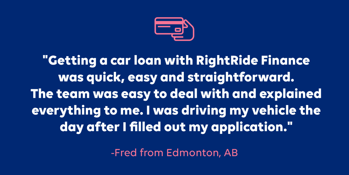 DriveRightRide's tweet photo. Fred found our car loan application process easy and was able to get into a new vehicle within a day! You can too. 

We're here to help you get driving the right way. To get started, fill out our easy online Car Loan Application: https://t.co/T3evYugZBN. https://t.co/dkpGWRo6Z5