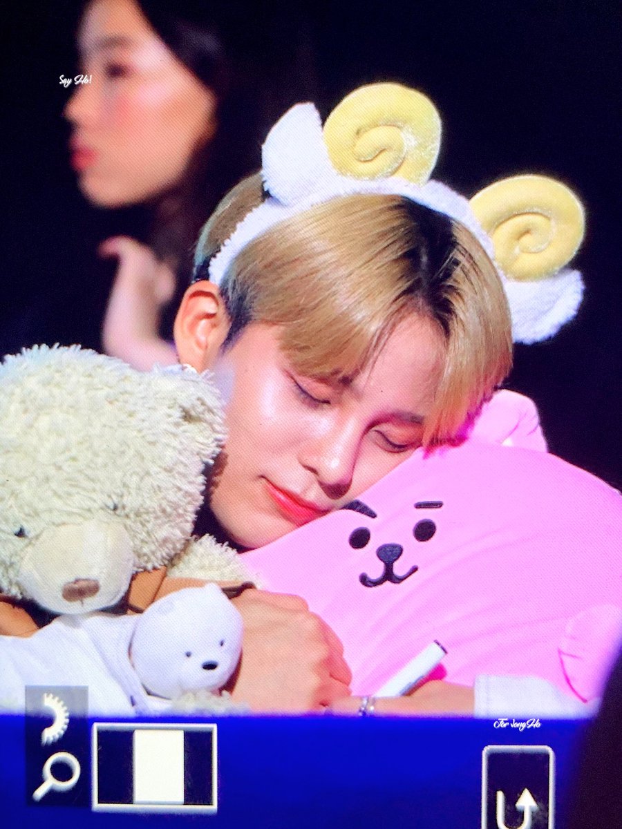 jongho with plushies, do not open thread if you have a weak spot for jongho