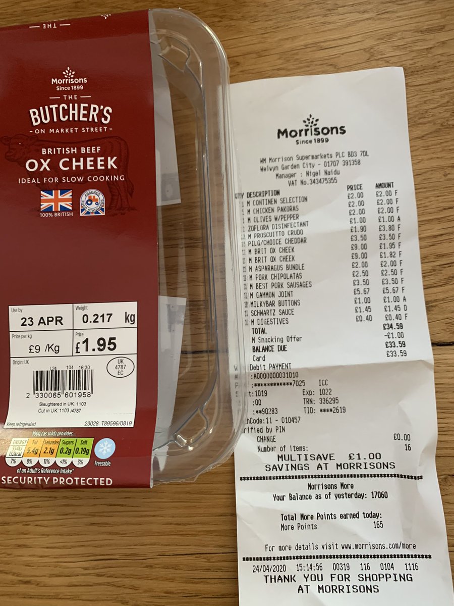 jb_blo's tweet photo. Love buying stuff from @Morrisons and find its out of date when I go to cook it. Nice one.... NOT 👎🏼 https://t.co/cGRiSwbCIh