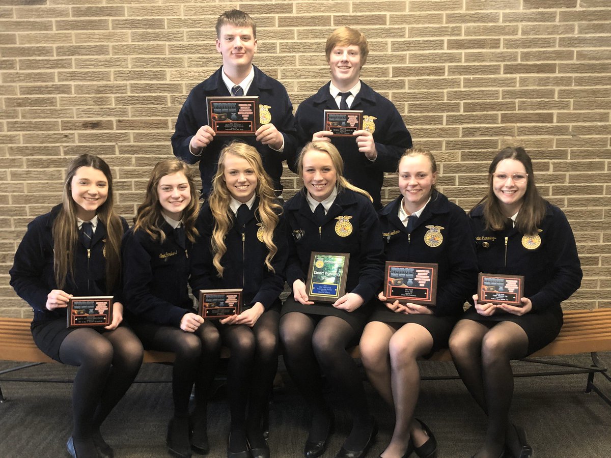 ffa_cascade's tweet photo. So glad our members were able to compete in March at our District Leadership Convention!  What a great list of accomplishments.  The highlights are 1st Ag Mech Demo, 1st essay, 2nd plant and soil demo, 2nd Creed, 2nd Ag/Farm Business Mngmt, 3rd freshman prepared public speaking. https://t.co/40OeZ58Jg5
