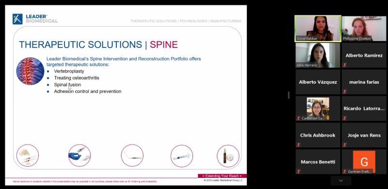 LeaderBiomed's tweet photo. Spine Intervention Symposium interaction >20 participants from 5 countries in Latin America. #LBEA #stellarjob from #f2f #trainingprograms to #highquality #digitalsolutions ! #customersupport #leadersarelearners #neverstoplearning #extendingyourreach #extendingyourdistance https://t.co/kLIaQH9N9T