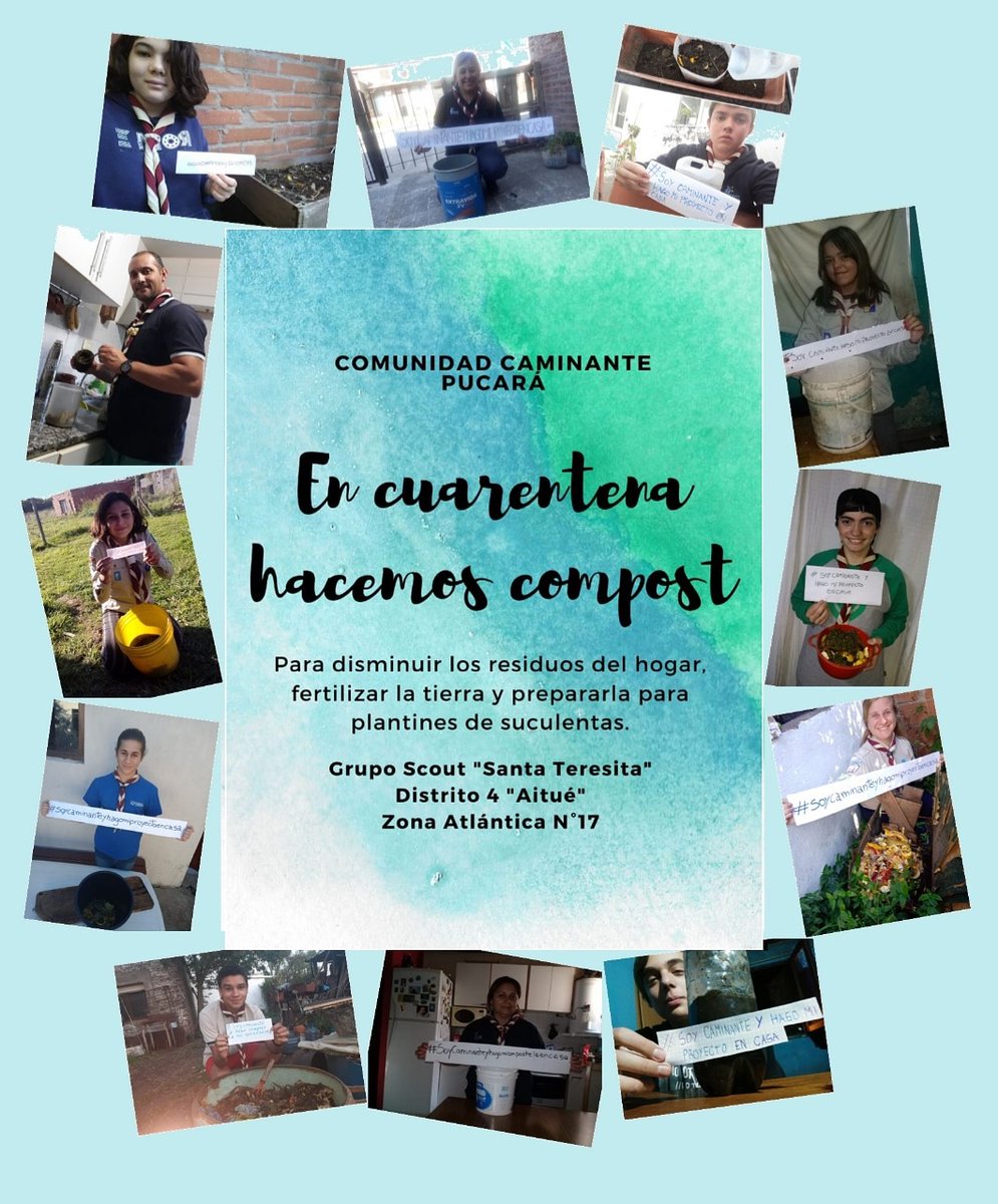 AtlanticaZ17's tweet photo. Les mostramos Actividades en Cuarentena...✌️
La comunidad caminantes Pucara del G.S. Santa Teresita comparte su empresa...
¡Felicitaciones chicos! 👏👏👏👏 https://t.co/zHxOWGvGXt