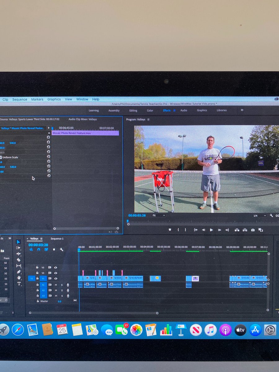 TennisTeacherUK's tweet photo. 🎥 Creating a few #interactive videos which should be available shortly.
#tennisteacher #premierepro #gopro #tennis #videoediting #video #wirewax https://t.co/HTHiQqSbNr