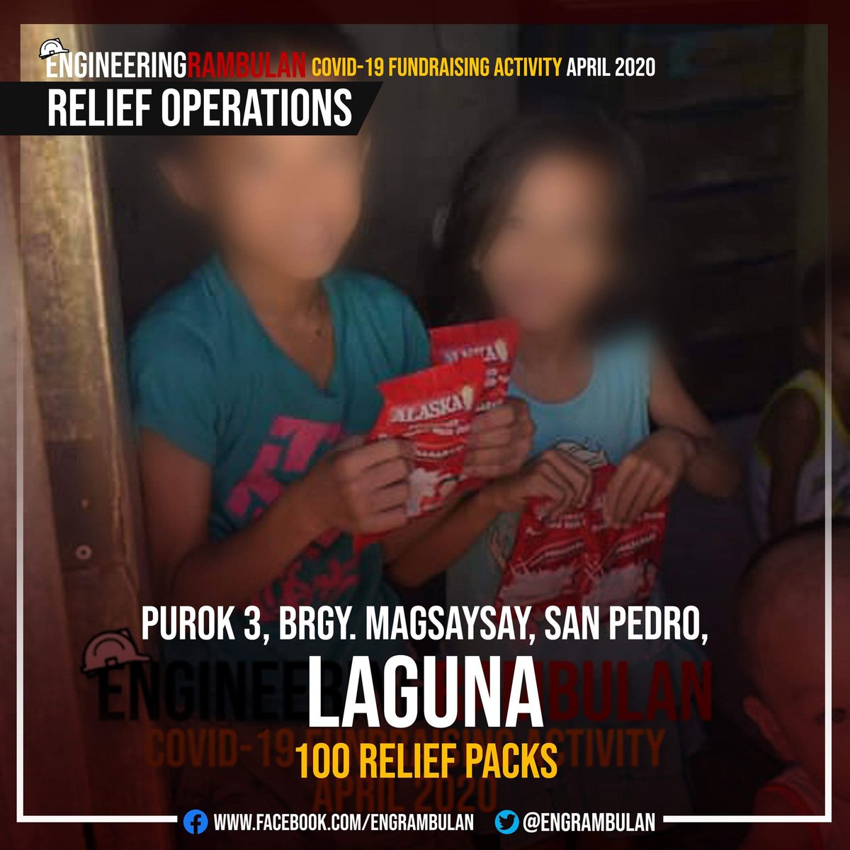 ENGRambulan's tweet photo. RELIEF OPERATION UPDATES:
3/4 
Ang sarap sa feeling ng makatulong ka, sa kabila ng ating dinaranas ngayon.

KUDOS ENGINEERS!

#EngineetingRambulan
#EngineeringBayanihan
#MillionThanksEngineering
#RambulanUpdates https://t.co/K0zZoIwjkj