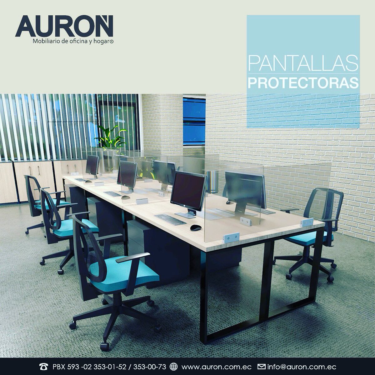 AuronMobiliario's tweet photo. Las nuevas tendencias de los espacios de trabajo estarán marcadas por la bioseguridad y el distanciamiento social, es el momento de reconfigurar estos espacios para garantizar seguridad y fluidez. Preparémonos para la era Post-COVIT
#officedesigntrends #postcovid19 https://t.co/mV4ny9aOUp