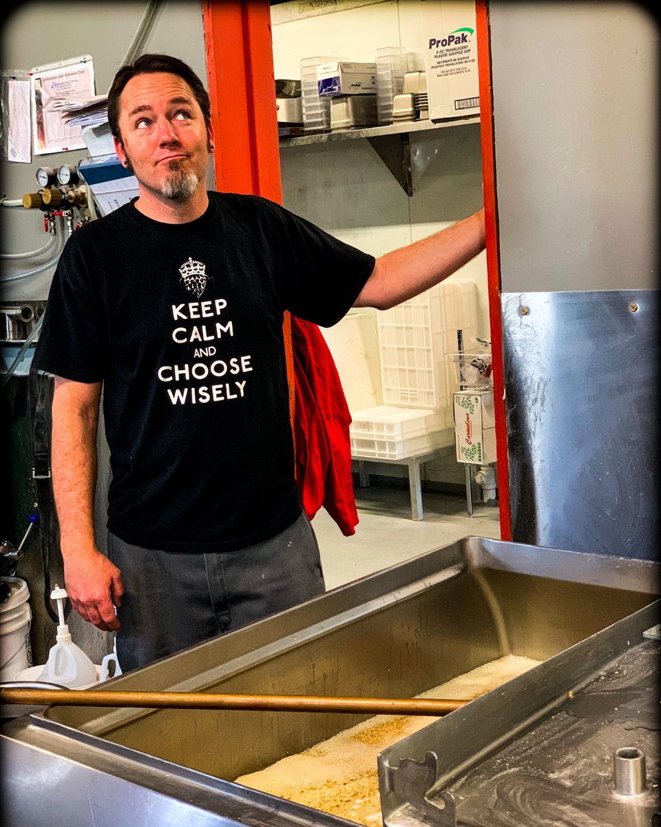 Another great brew day!  Nathaniel brewed a Strawberry Rhubarb Sour - two weeks and it will be tapped!

Don't forget our Platte Valley Medical Staff Pizza Night Fundraiser ends tomorrow!

#togo #choosewisely #stfuadit #brightoniscoolerthanyouthinkitis