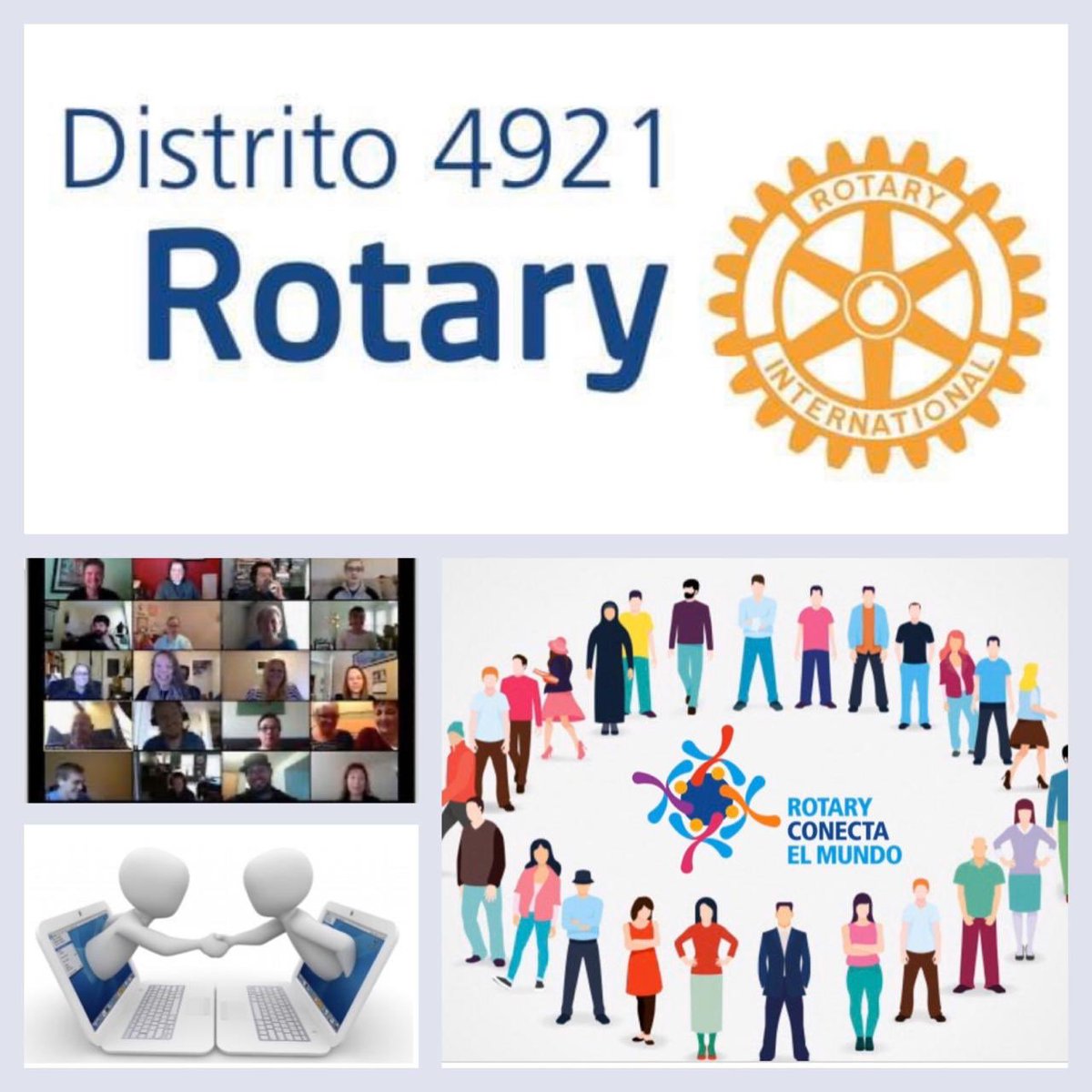 basualdohernan's tweet image. No hay distancias para que dos Rotarios se unan y entablen una conversación. #reunionesvirtuales #rotary #rotaryconectaelmundo