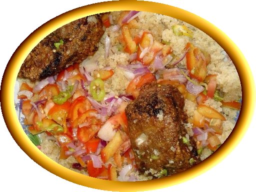 Le Garba , qui était à l’origine un plat populaire est aujourd’hui manger par tous c’est le « kebab » ivoirien (dans sa popularité) c’est de l’attieké avec du Thon frit et du piment vert frais ( accessoirement des oignons et des tomates) .