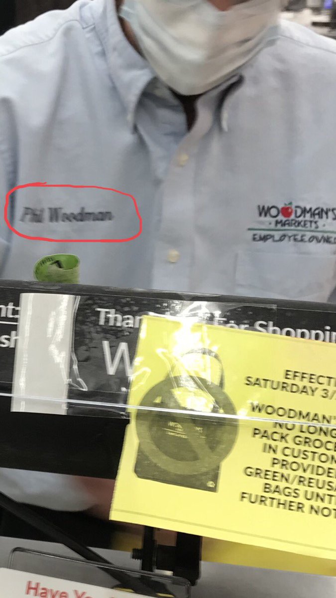 mygasrp's tweet photo. Made my weekly shopping trip to @WoodmansFood and was checked out by THE boss himself.  Fast, efficient and pleasant.   Thanks, Phil!    The store in Kenosha is always ready to go!  #woodmansmarket #weeklyshopping #Covid_19 #coronavirus #maskup #wipedownthecart #handsanitizer https://t.co/BV8ne4gVy7