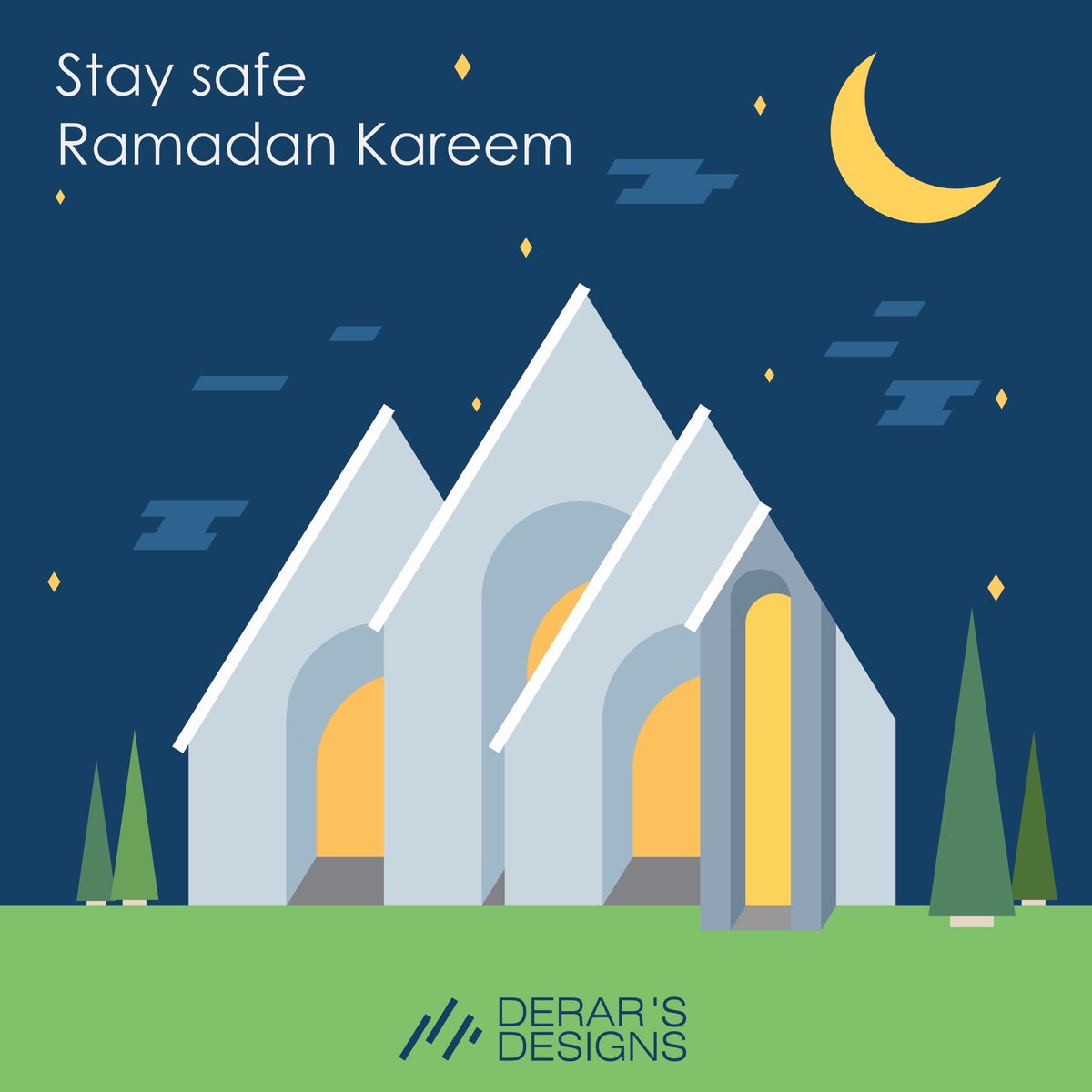 DerarsDesigns's tweet photo. Stay safe, Ramadan Kareem and we may Allah bring you peace and happiness! #staysafe #stayhome #ramadan2020 #illustration #derarsdesigns https://t.co/IUlLsvickD