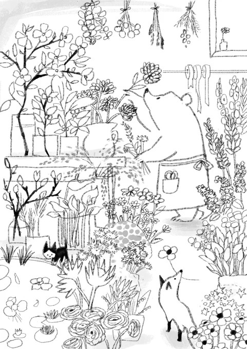 塗り絵また追加です?
良かったらGWに印刷しておうち遊びのお供にお使いください。塗りごたえがある細かいものをチョイスしました。

 #イラストレーターにできること 