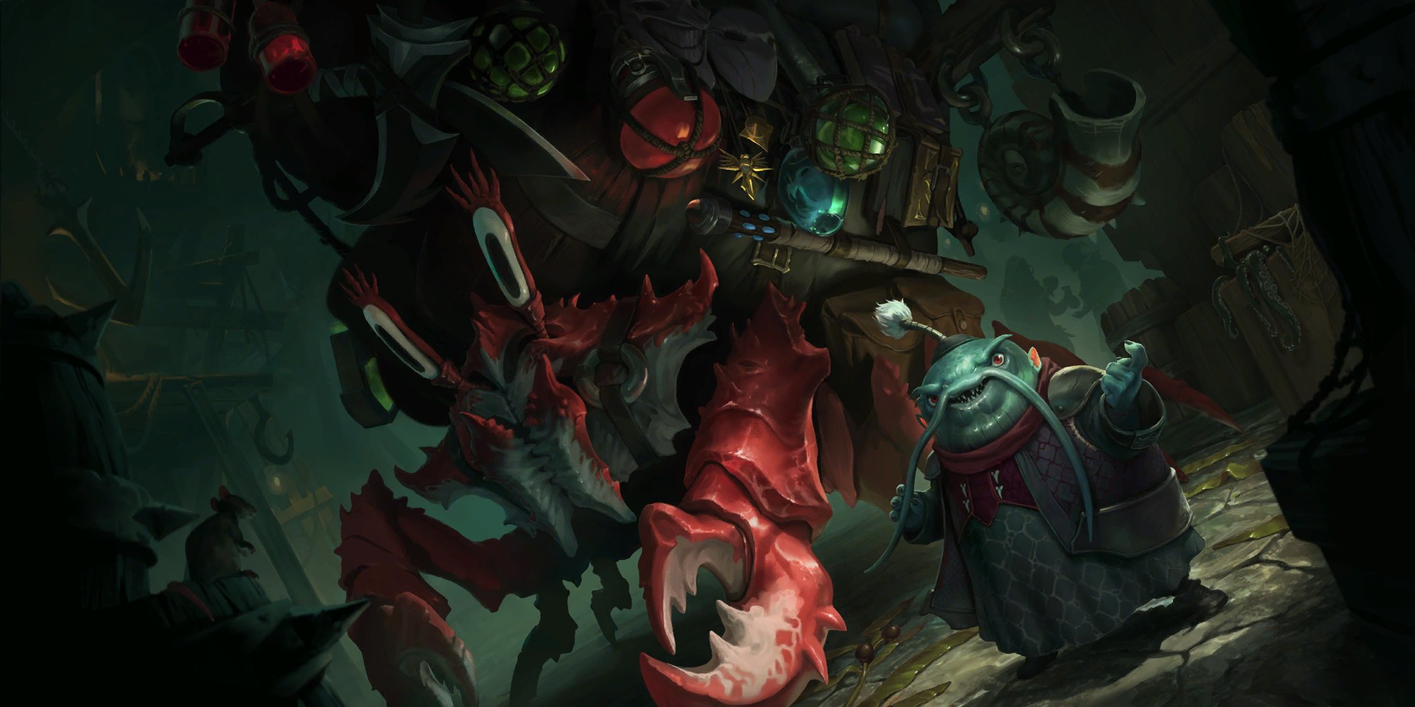 The Lore Inside the Cards: New Legends of Runeterra Bilgewater Champions Fizz Nautilus • Legends of Runeterra (LoR) • RuneterraCCG.com