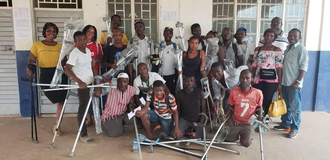 louisetw's tweet photo. Disability Empowerment Movement Sierra Leone (DEMSL) is working to ensure that every disabled child in Sierra Leone has the crutches or wheelchair they need. Please donate https://t.co/p5DTVqayQq to contribute! #DEMSL #DisabiltyEmpowermentMovementSierraLeone #StrongerTogether https://t.co/ig7jKpDiPn