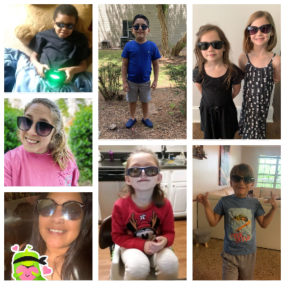 MrsMcNatt's tweet photo. For the letter F on our countdown, we are thinking about how first grade is right around the corner! Our future is so bright, we need to wear shades.😎🕶️ #ABCCountdown #FutureFirstGraders https://t.co/SEa6MCDgXy